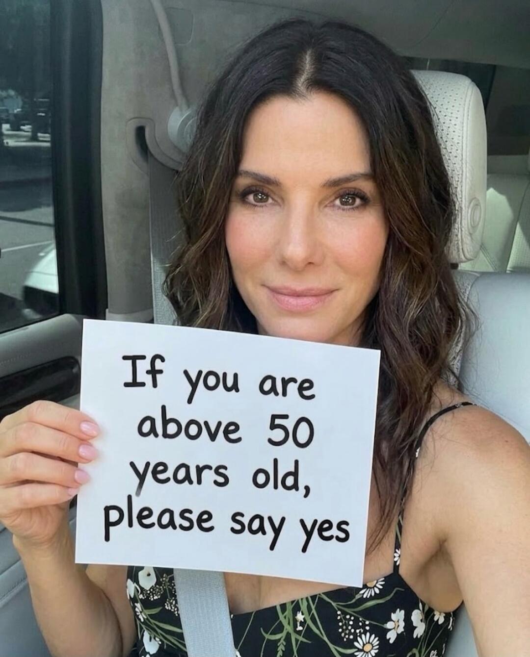 If you are above 50 years old, please say yes