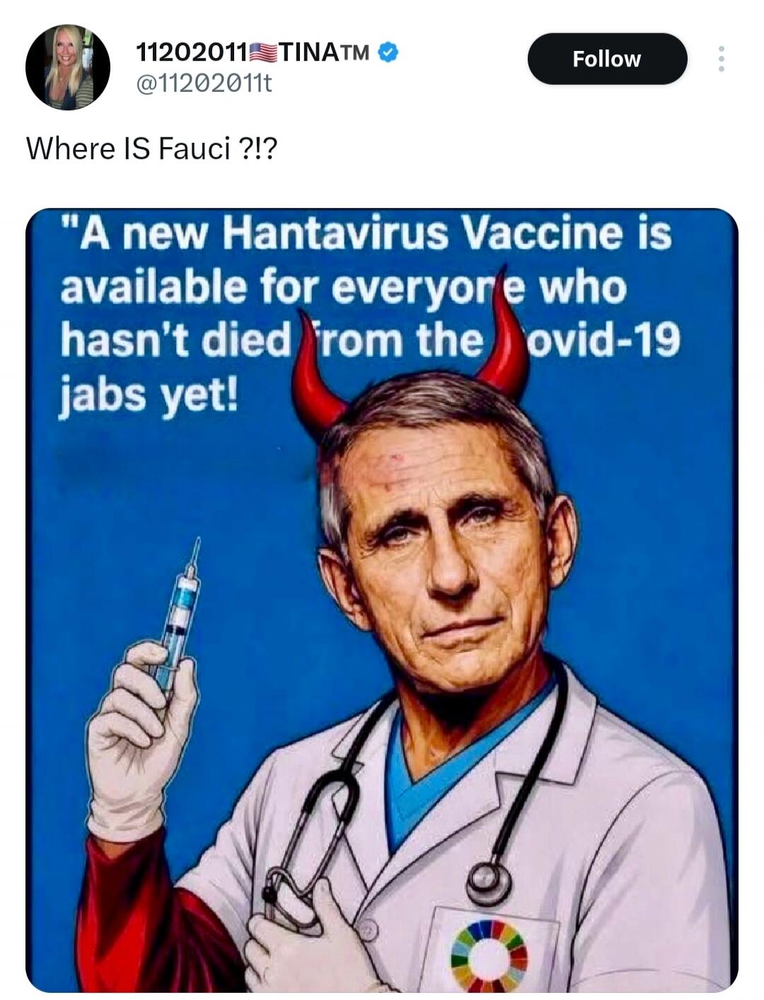 Where IS Fauci ?!? 