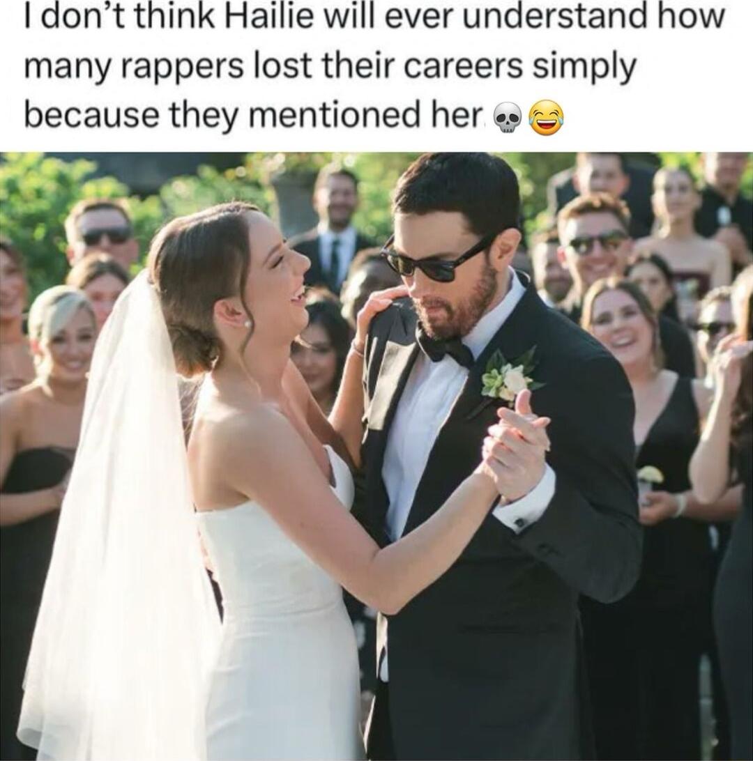 Idont think Hailie will ever understand how many rappers lost their careers simply because they mentioned her s