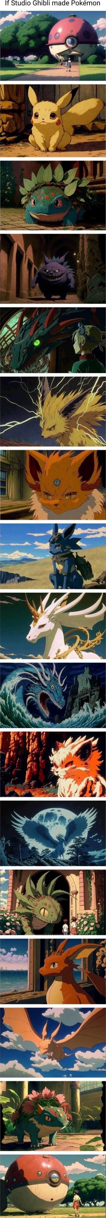 If Studio Ghibli made Pokemon