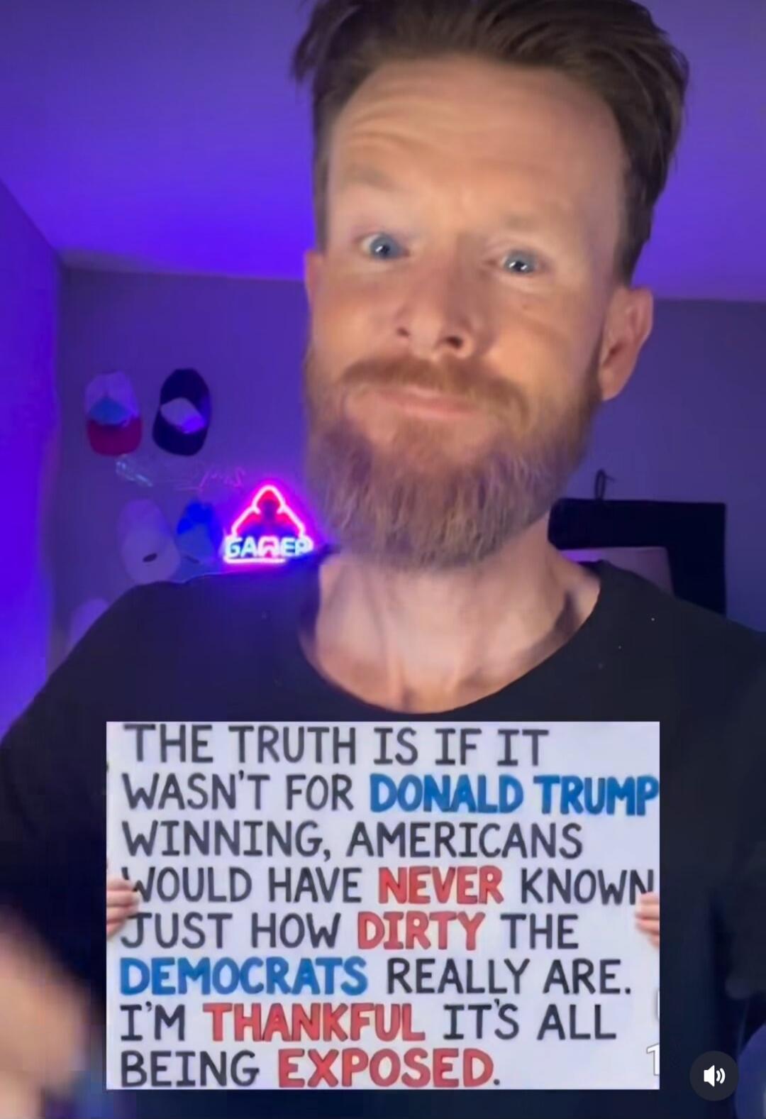 THE TRUTH IS IF IT WASN'T FOR DONALD TRUMP WINNING, AMERICANS WOULD HAVE NEVER KNOWN JUST HOW DIRTY THE DEMOCRATS REALLY ARE. I'M THANKFUL IT'S ALL BEING EXPOSED.