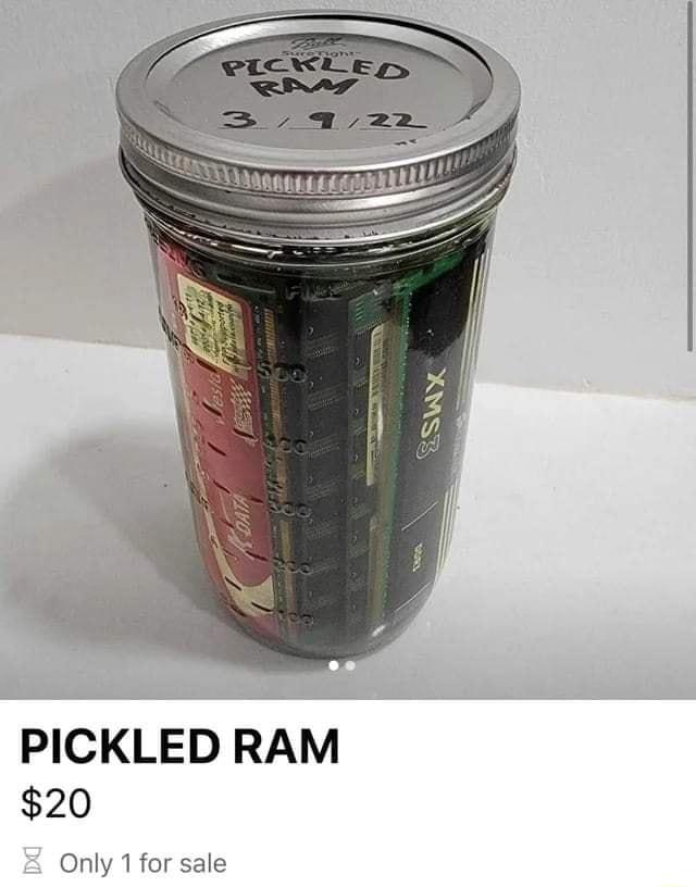 PICKLED RAM 20 Only 1 for sale