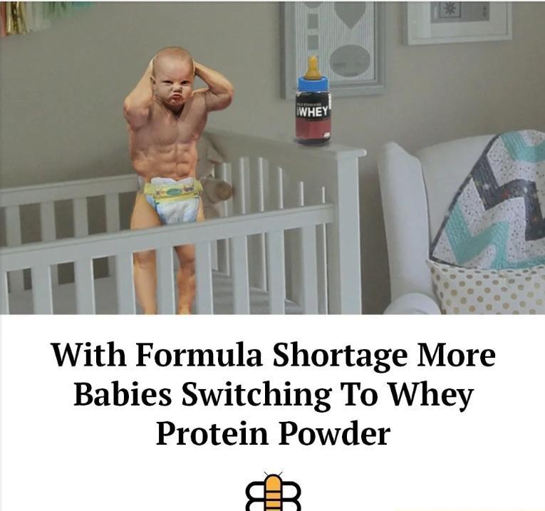 With Formula Shortage More Babies Switching To Whey Protein Powder
