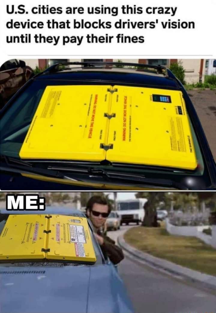 US cities are using this crazy device that blocks drivers vision until they pay their fines