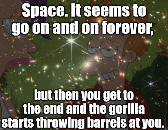 SIIace It seems to 90 IIII and 0II fllllll _ f T ol bt tllen vou getto the end and the gorilla slarls throwing barrels at you Taoings