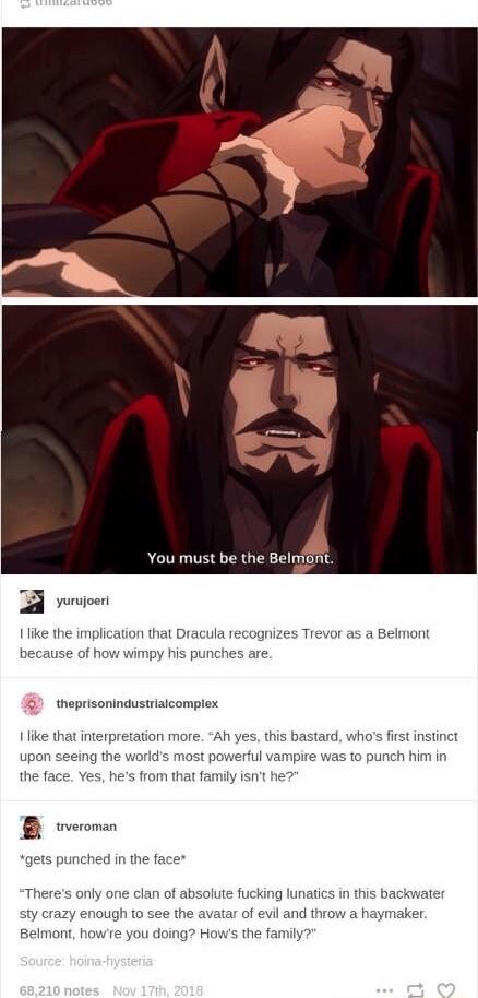 You must be the Belmiont