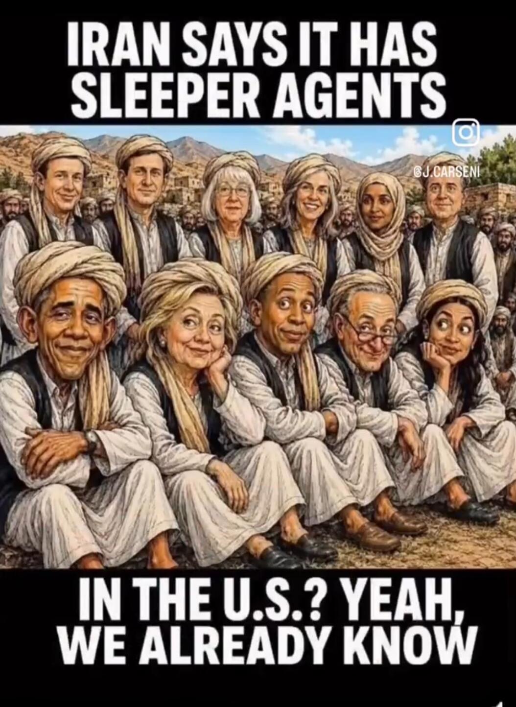 IRAN SAYS IT HAS SLEEPER AGENTS IN THE U.S.? YEAH, WE ALREADY KNOW