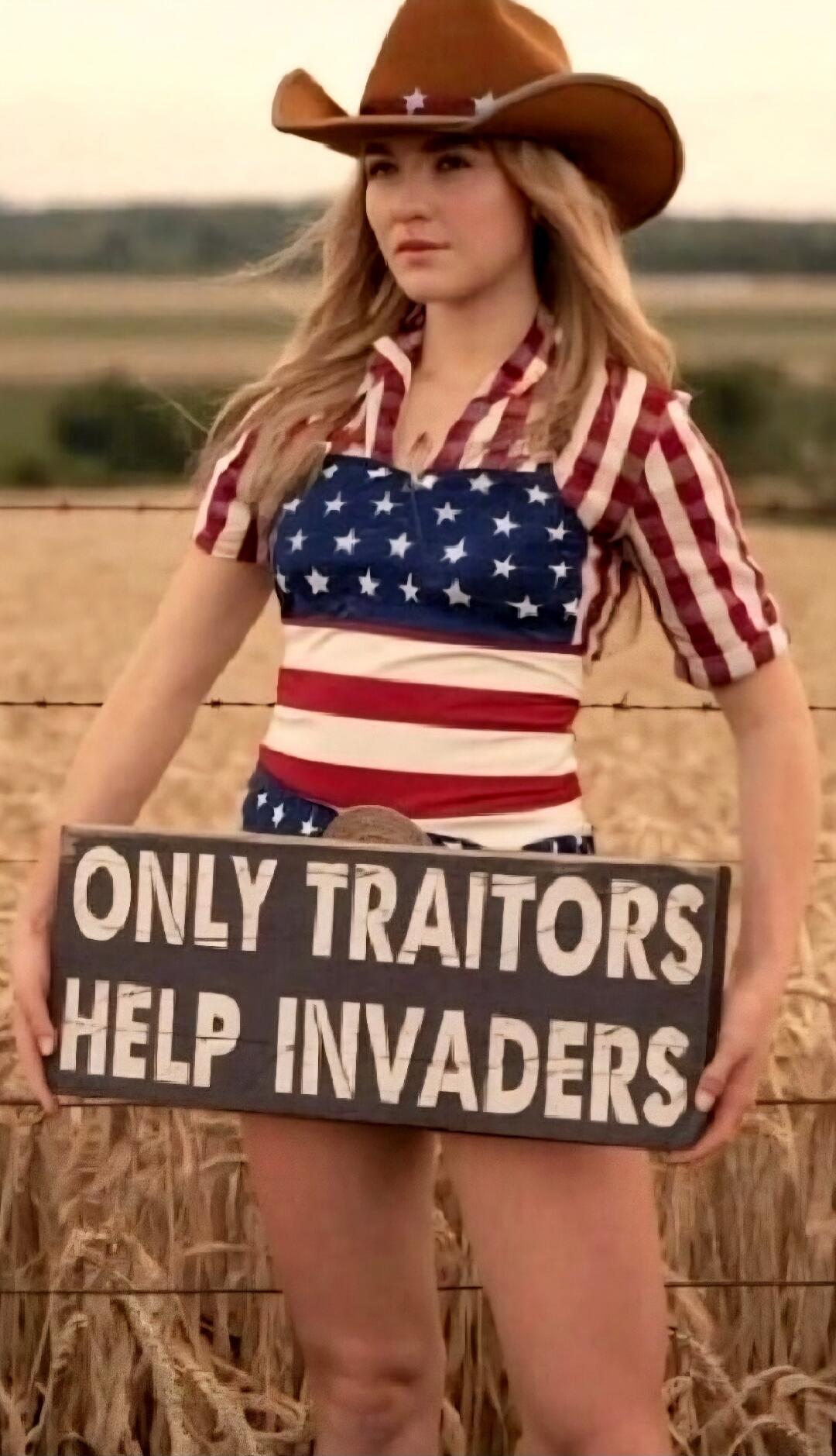 ONLY TRAITORS HELP INVADERS