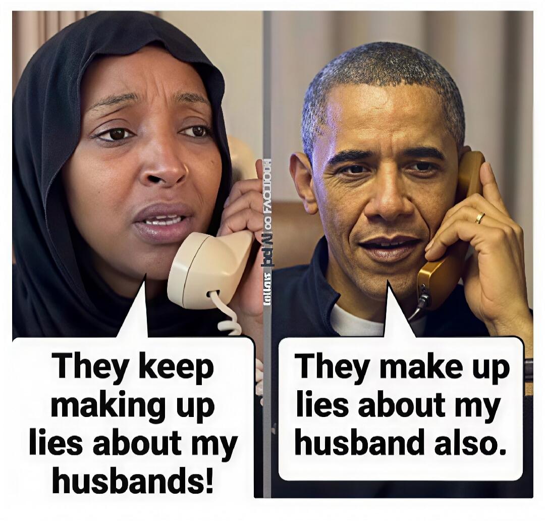 They keep making up lies about my husbands! They make up lies about my husband also.