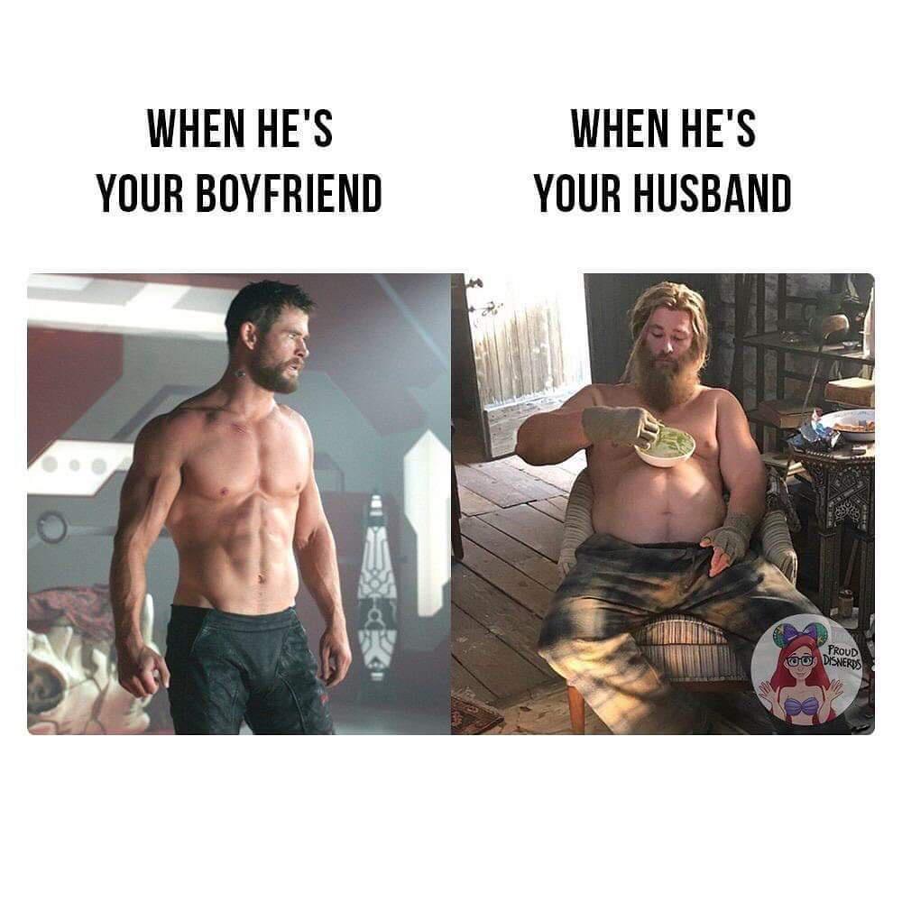 WHEN HES WHEN HES YOUR BOYFRIEND YOUR HUSBAND t M W 4 B J 7 _ i