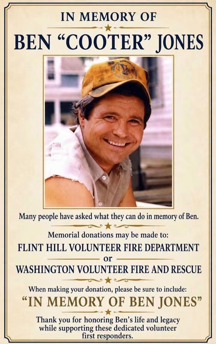 In memory of Ben 