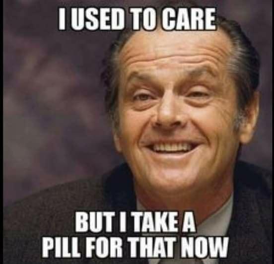 USED TO CARE R4 BUT I TAKEA PILL FOR THAT NOW