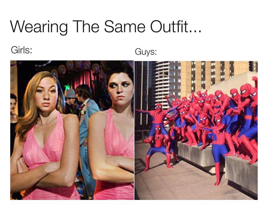 Wearing The Same Outfit Girls Guys