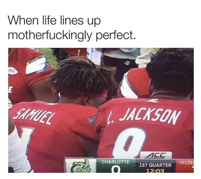 When life lines up motherfuckingly perfect