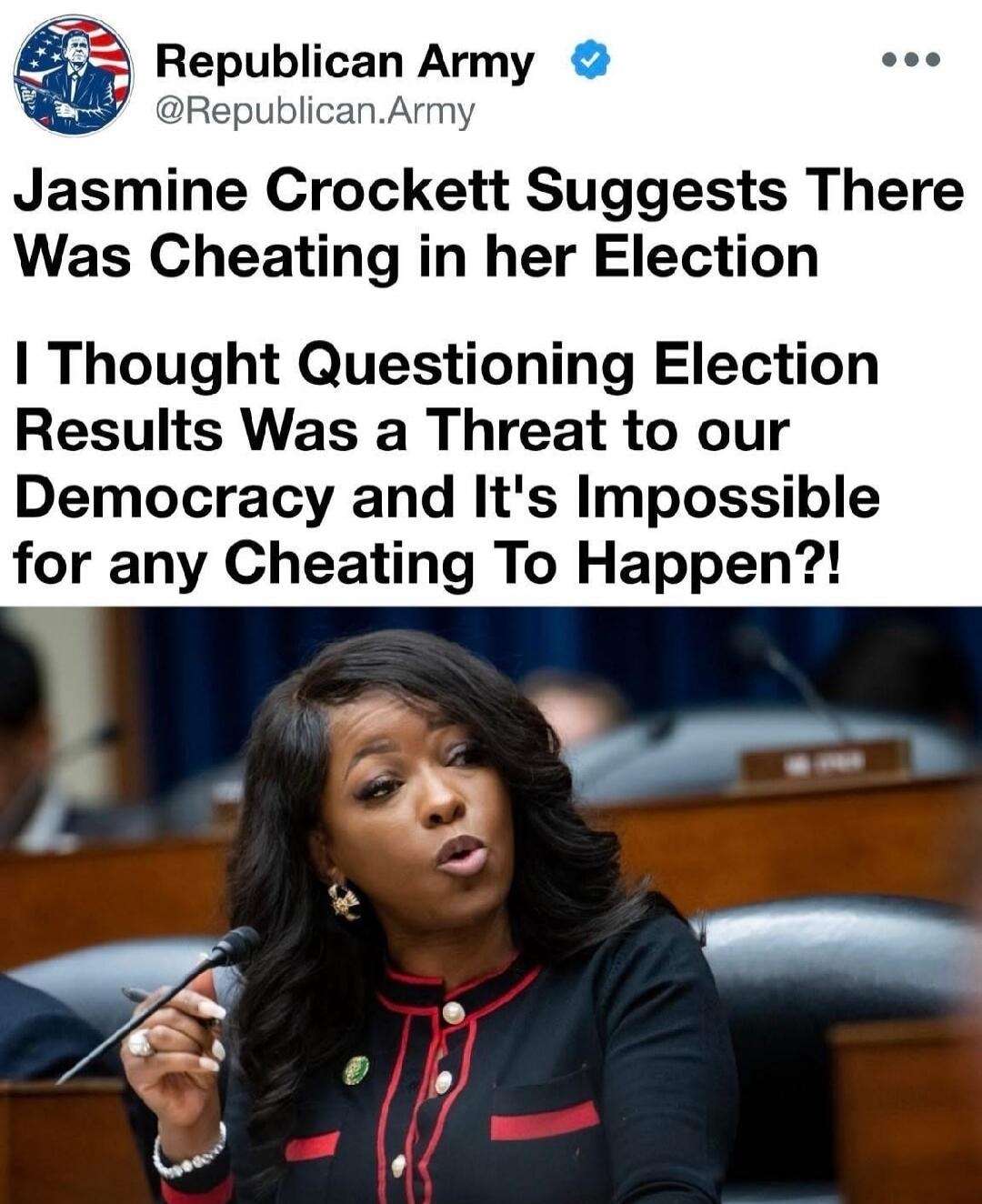 Jasmine Crockett Suggests There Was Cheating in her Election