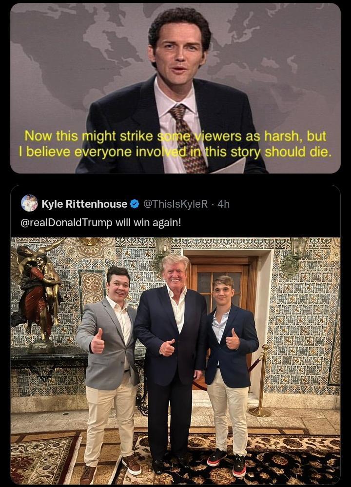 Kyle Rittenhouse ThisIskyleR 4h realDonaldTrump will win again