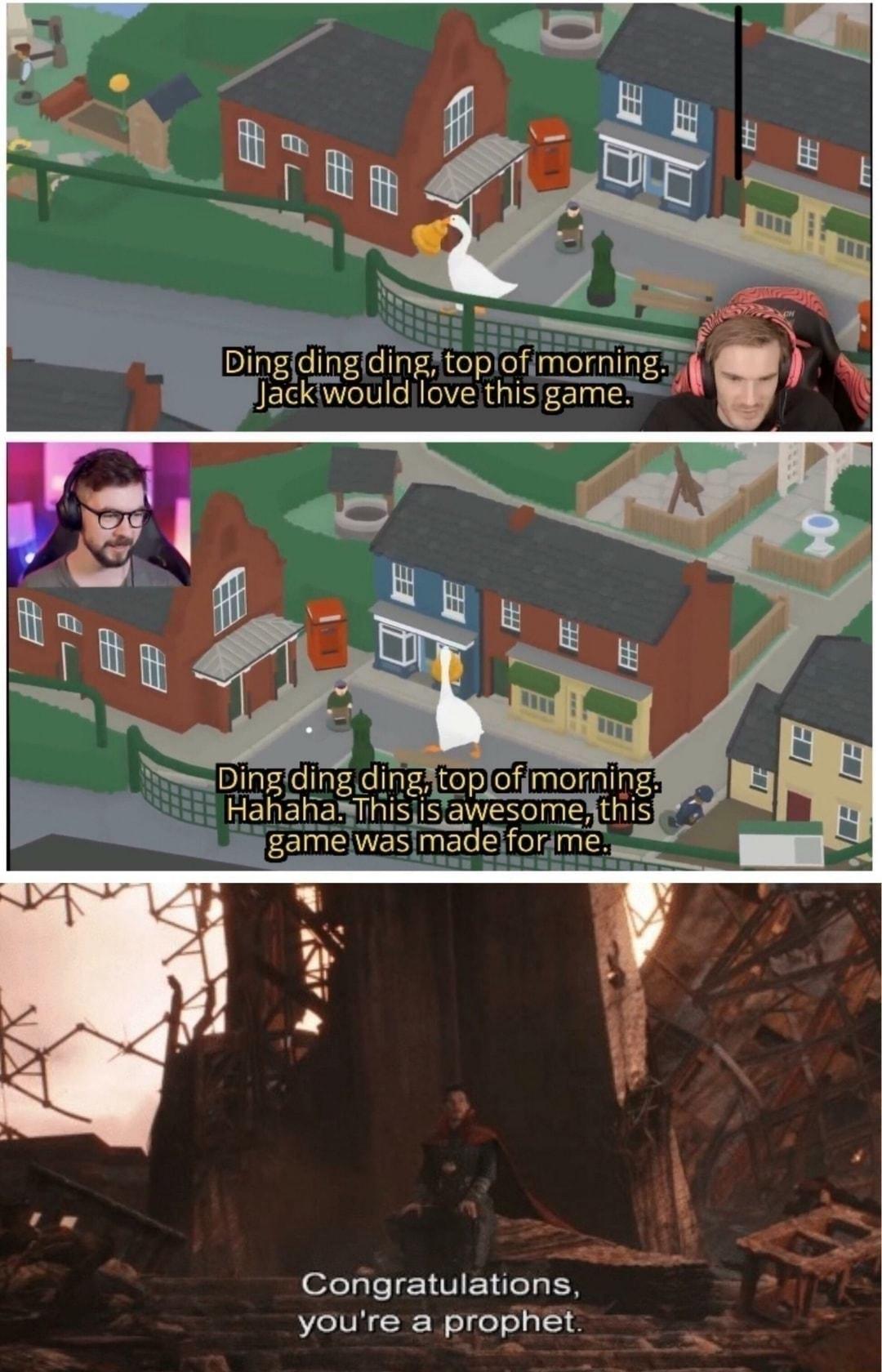 Congratulations youre a propht