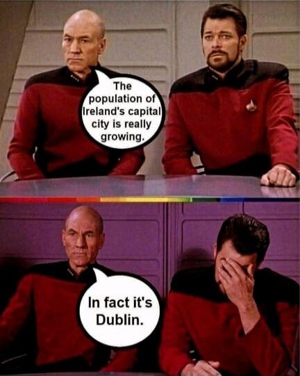 The population of Ireland's capital city is really growing. In fact it's Dublin.