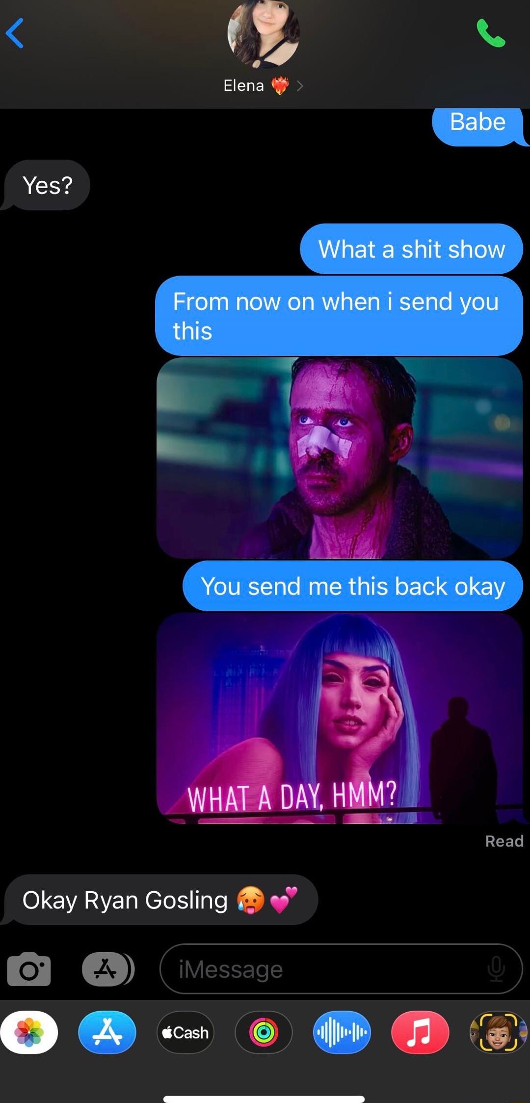 iyes Okay Ryan Gosling o A O o O G