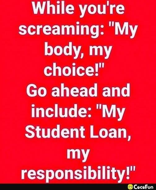 While you're screaming: 