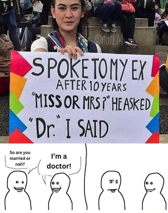 3 1 Gl SPOKETONY EY 5 AFTER 10 YEARS MISSOR MRS 7 HEASKED