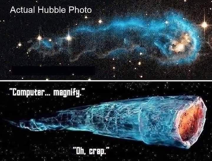 Actual Hubble Photo T T T