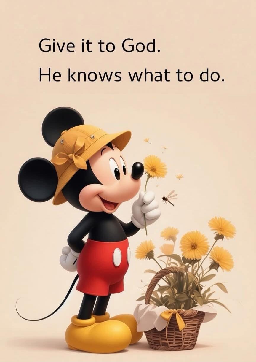 Give it to God. He knows what to do.