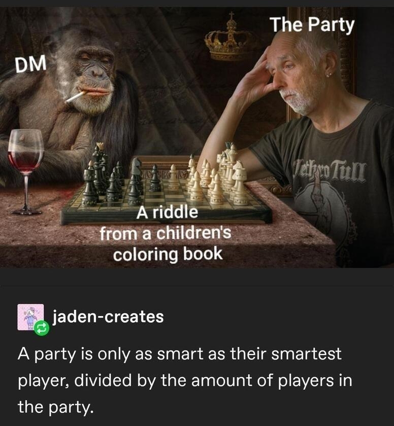 michellezhuli Sabonner coloring book adan creates A party is only as smart as their smartest player divided by the amount of players in the party 42313 notes