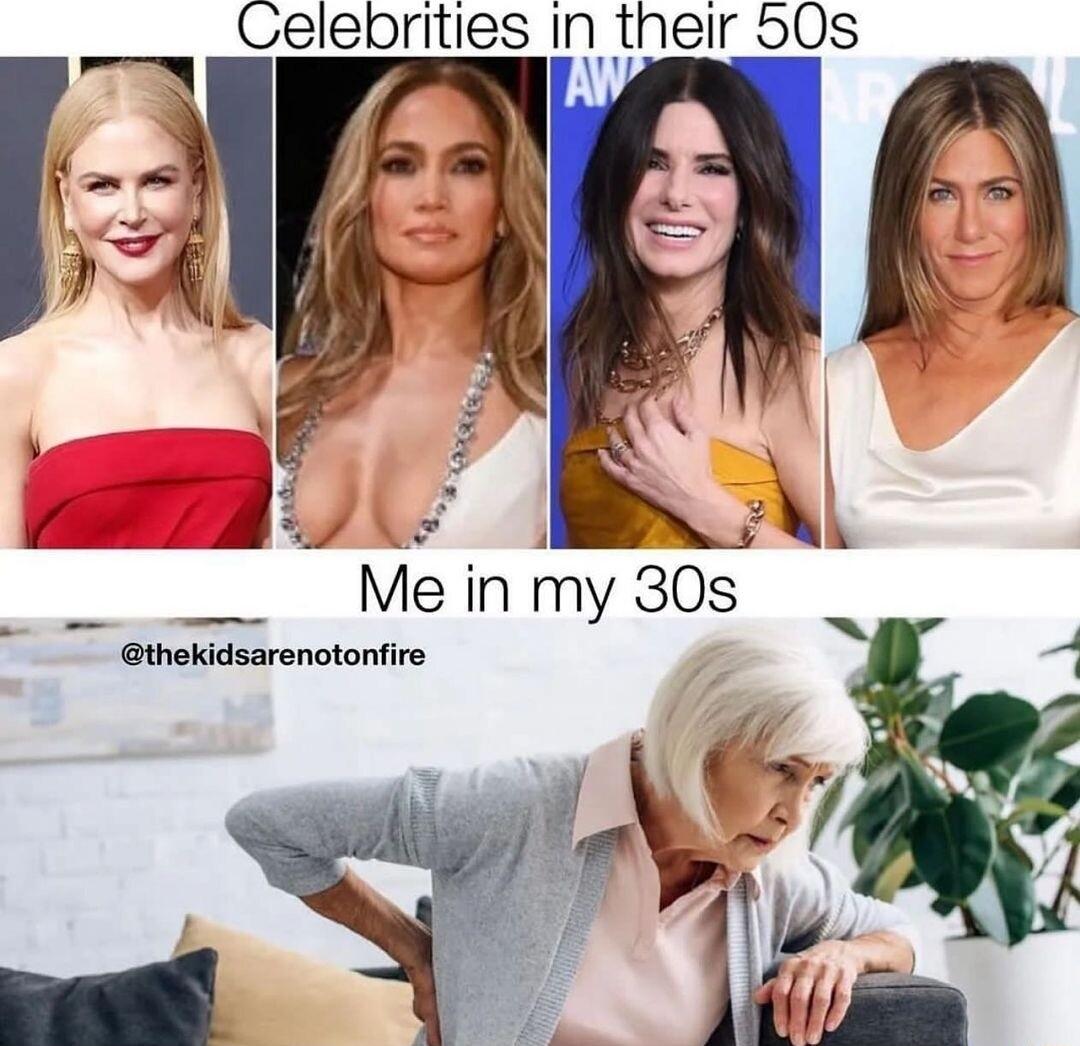 Celeprities n their 50s