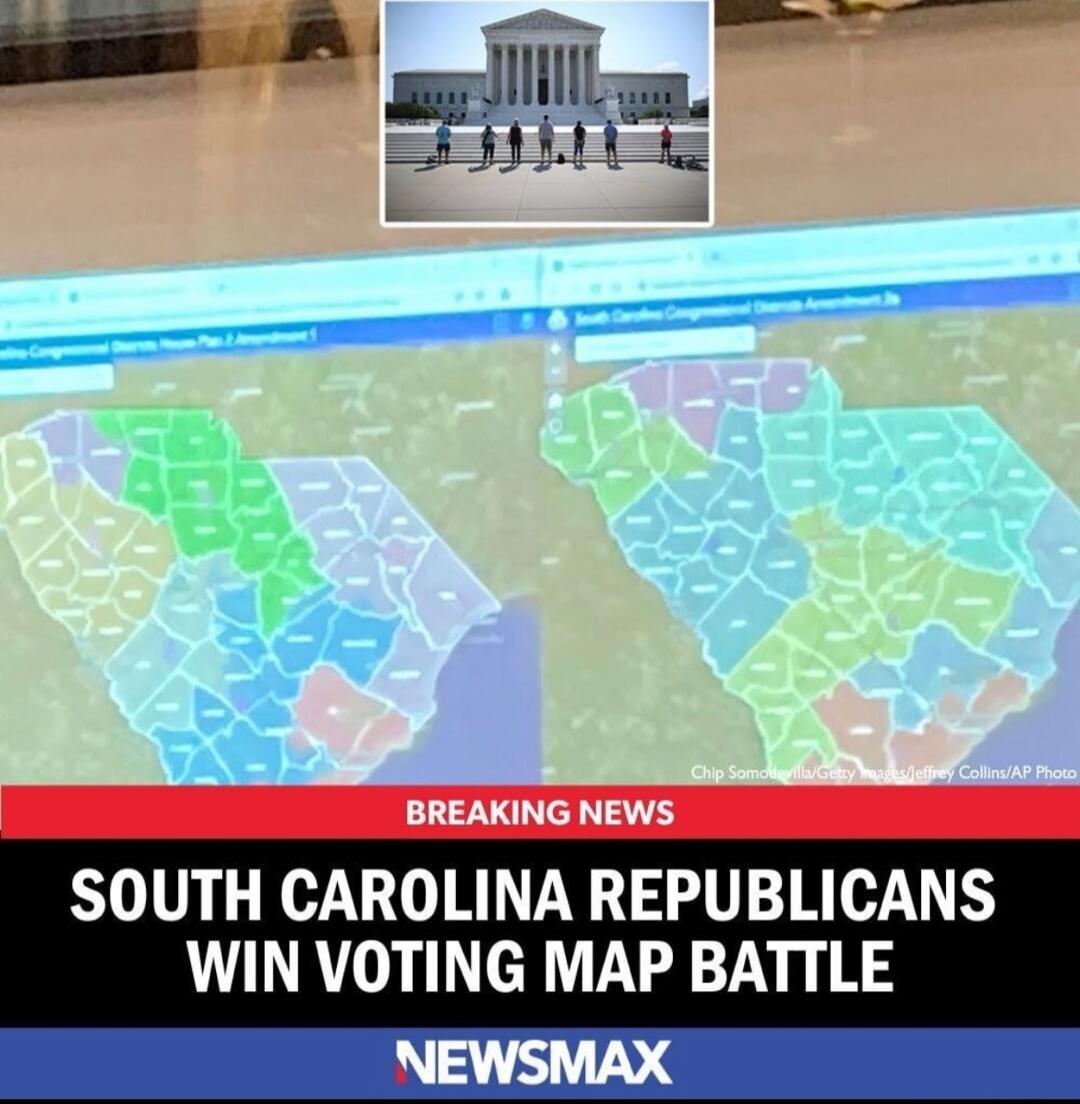 BREAKING NEWS SOUTH CAROLINA REPUBLICANS WIN VOTING MAP BATTLE NEWSMAX
