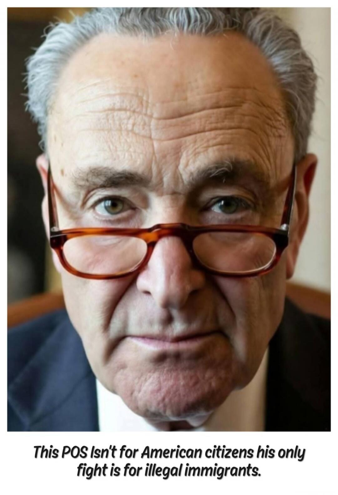 This POS Isn't for American citizens his only fight is for illegal immigrants.