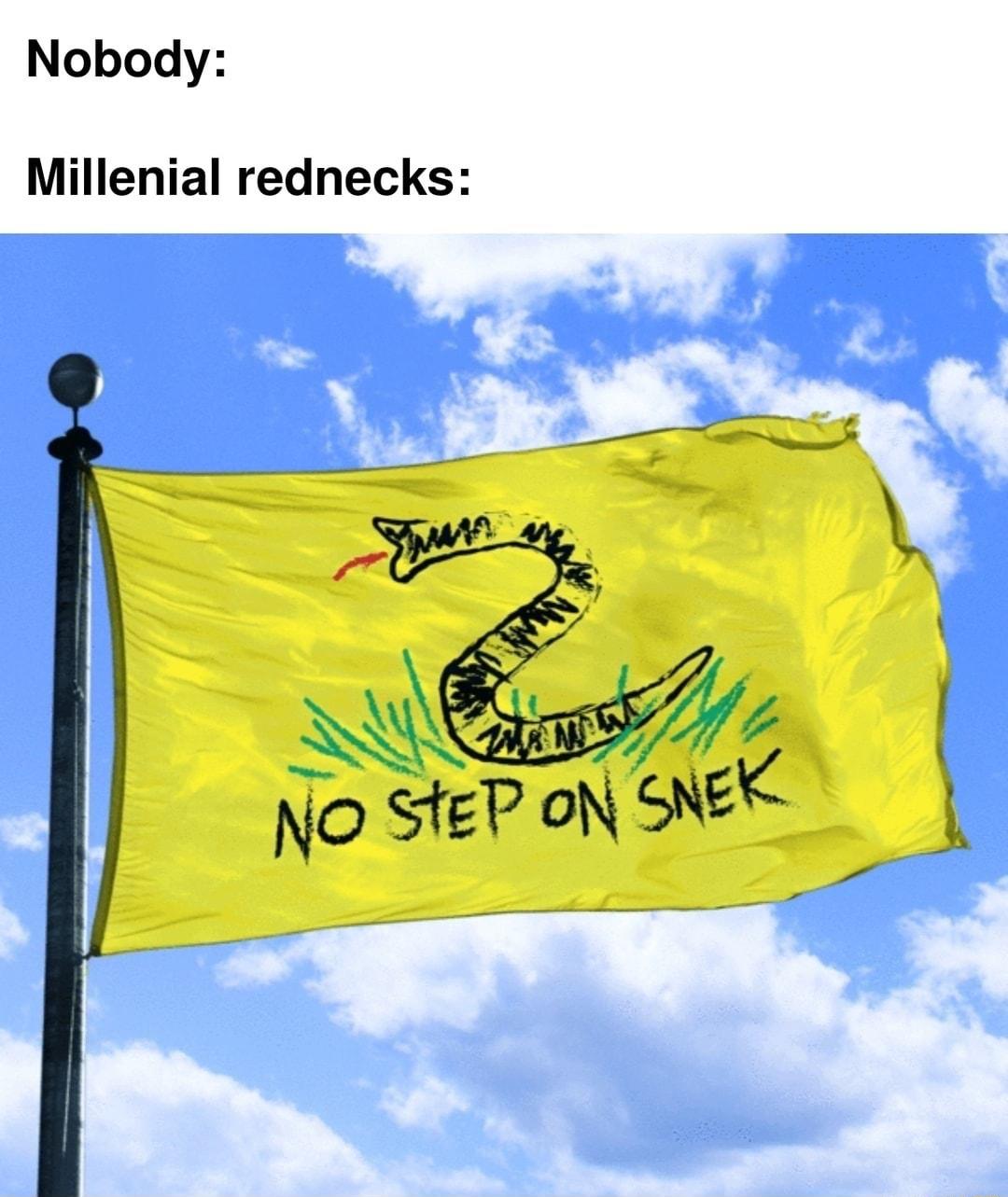 Nobody Millenial rednecks st