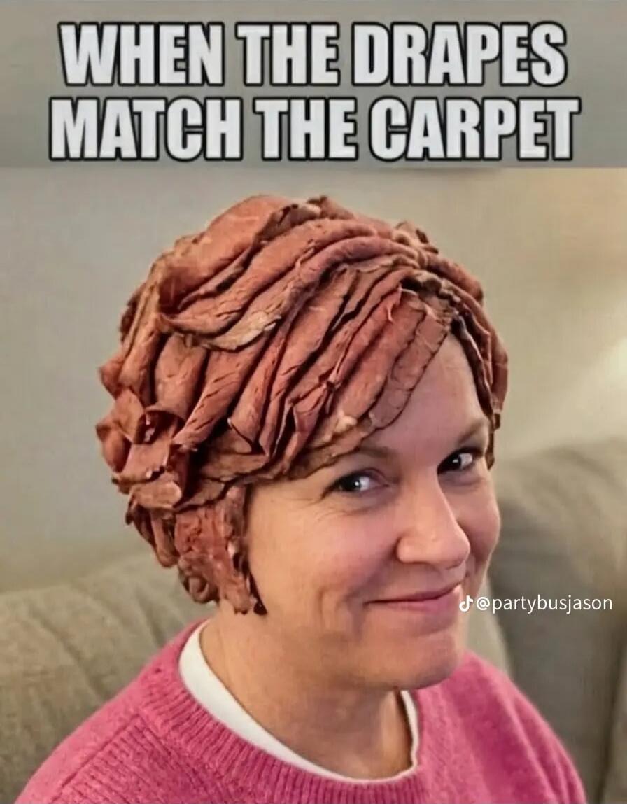 WHEN THE DRAPES MATCH THE CARPET
