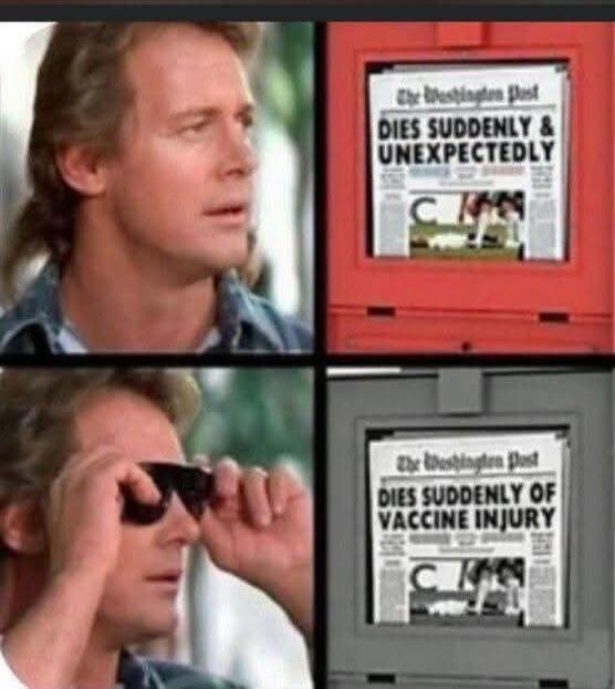 The Washington Post DIES SUDDENLY & UNEXPECTEDLY. The Washington Post DIES SUDDENLY OF VACCINE INJURY.