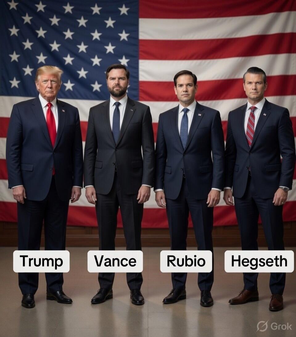 Trump Vance Rubio Hegseth