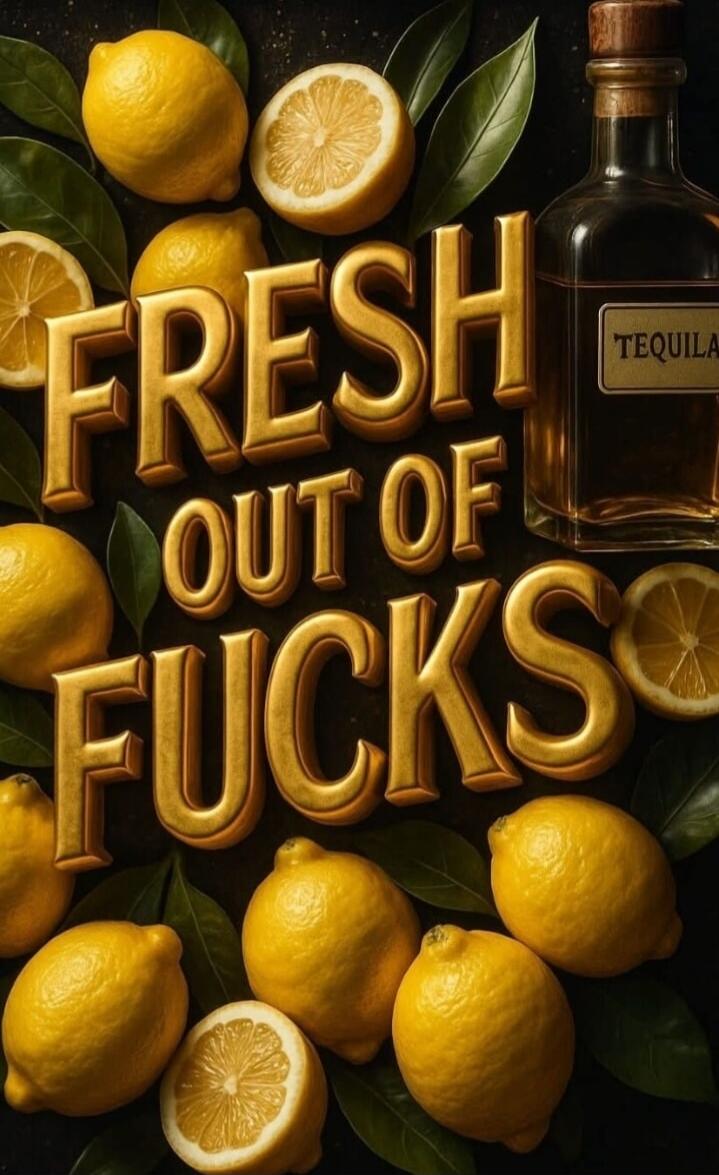 FRESH OUT OF FUCKS