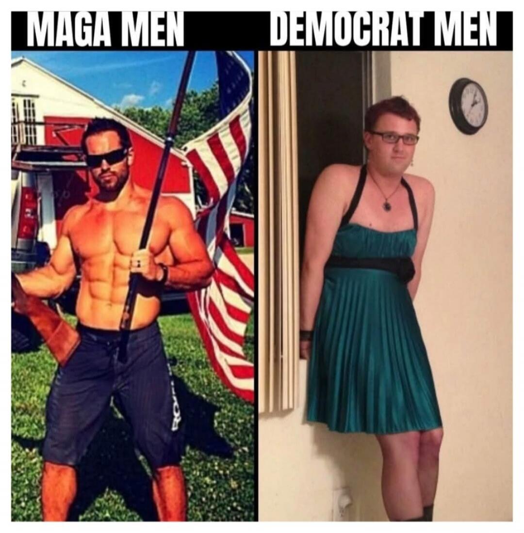 MAGA MEN DEMOCRAT MEN