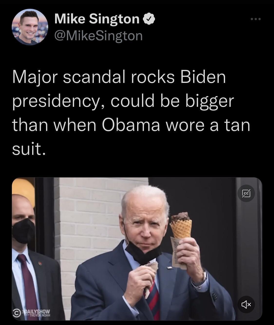 Mike Sington MikeSington E Sler Tale ETNEeTel S lo gl presidency could be bigger LGETI R ITaN O LT R R R Tl suit