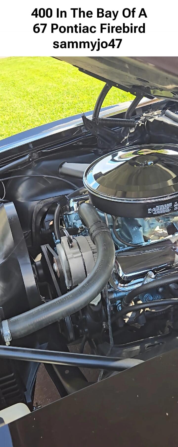 400 In The Bay Of A 67 Pontiac Firebird sammyjo47
Session ID: 1017639.