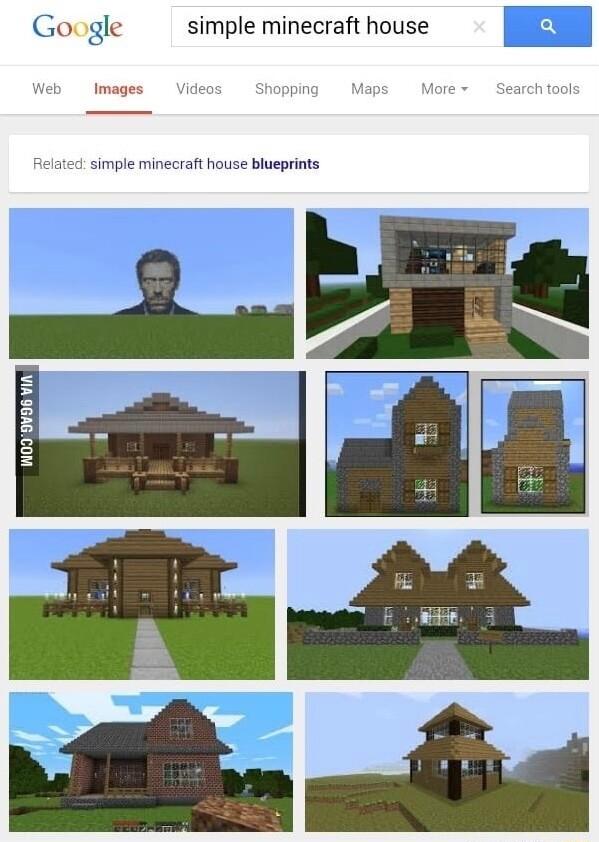 Google simple minecraft house Images simple minecraft house blueprints