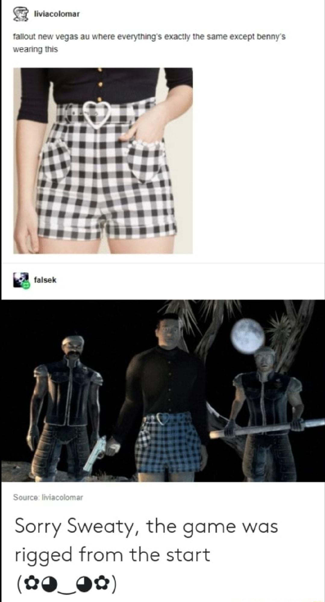 Sorry Sweaty the game was rigged from the start 2Q_9