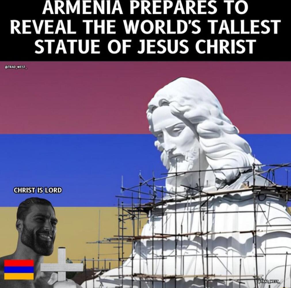 ARMENIA PREPARES TO REVEAL THE WORLDS TALLEST STATUE OF JESUS CHRIST CHRISTI5 LORD