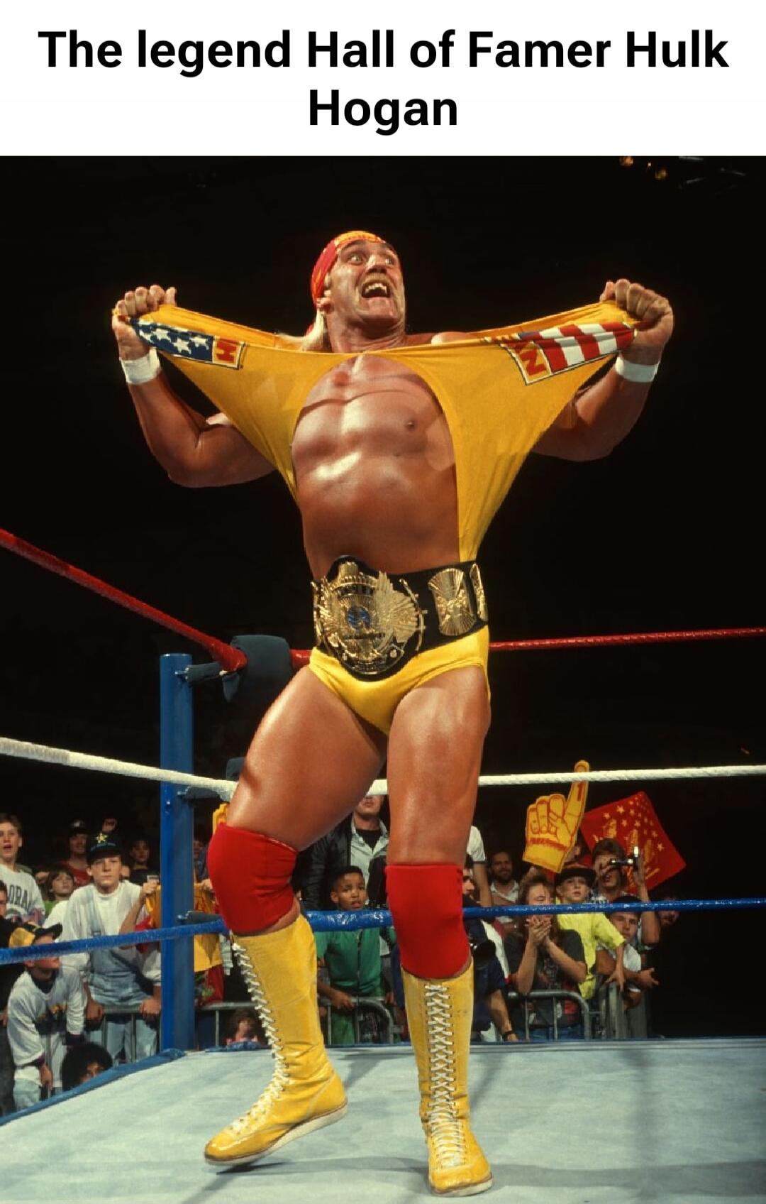 The legend Hall of Famer Hulk Hogan