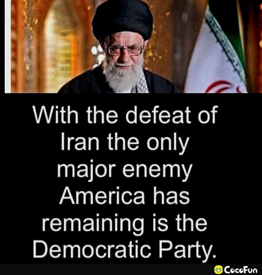 With the defeat of Iran the only major enemy America has remaining is the Democratic Party.