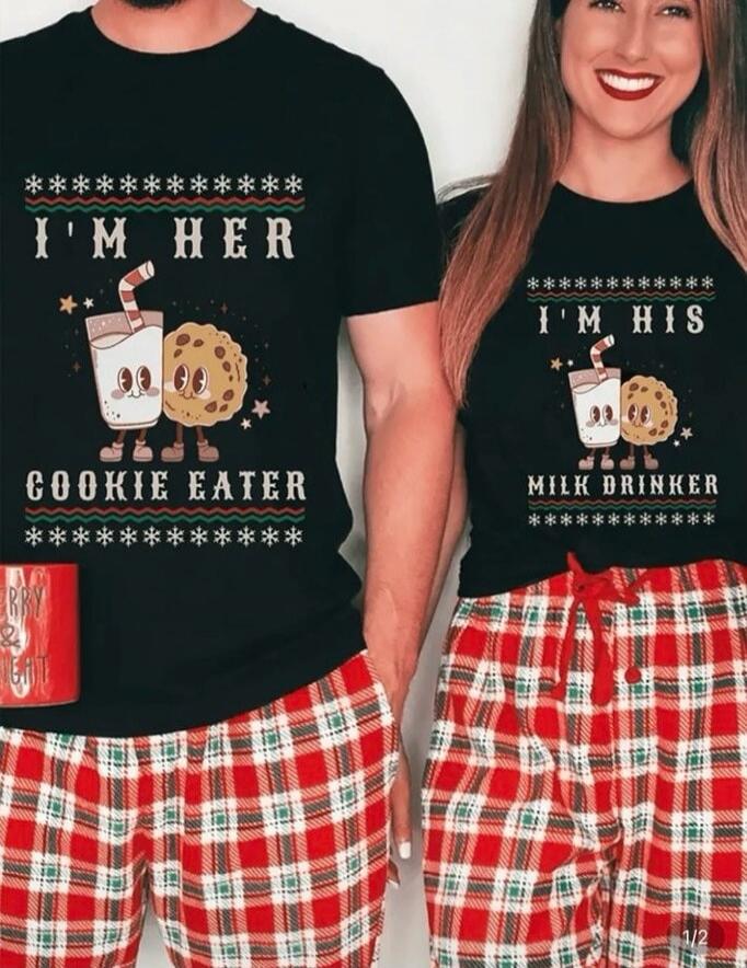 I'M HER COOKIE EATER
I'M HIS MILK DRINKER