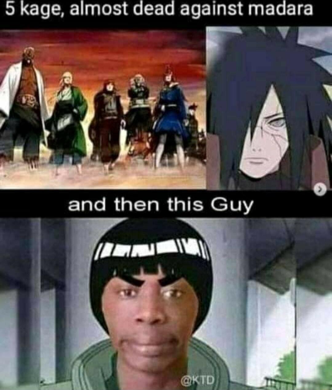 S kage almost dead against madara v e Fo