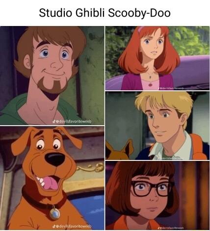 Studio Ghibli Scooby Doo e