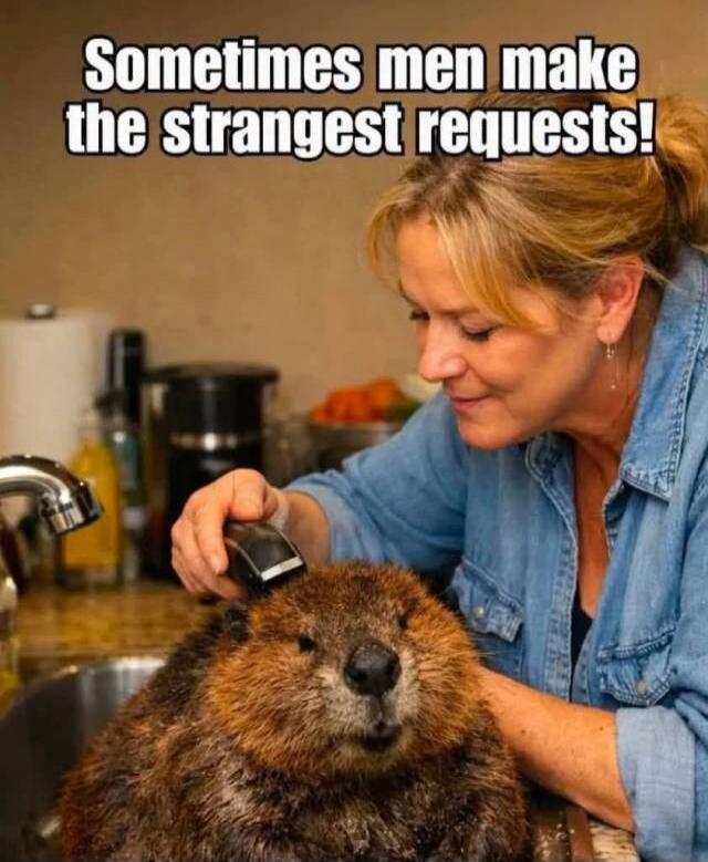 Sometimes men make the strangest requests!