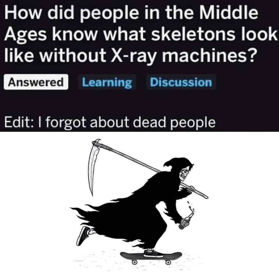 XA Te WoTTeT o T I o TSRV I Te o Ages know what skeletons look like without X ray machines Learning Discussion e 1o R eo oToTV ffe FTe FoTTe
