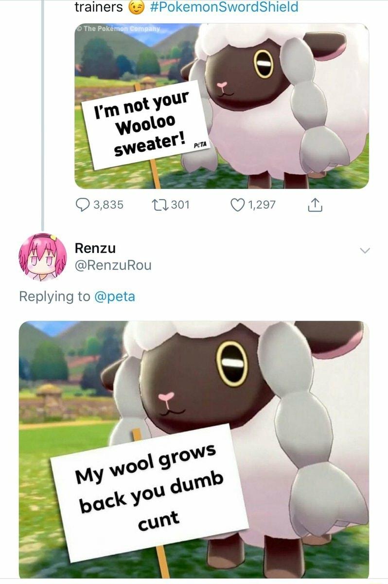 trainers PokemonSwordShield Renzu RenzuRou Replying to peta